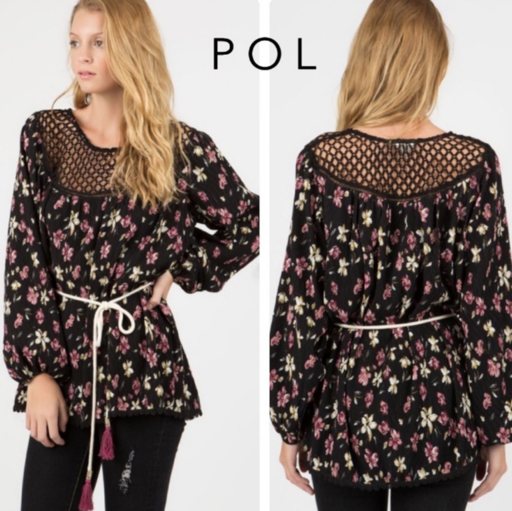 New! POL Peasant Blouse